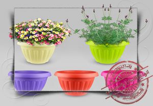 گلدان پلاستیکی ارزان