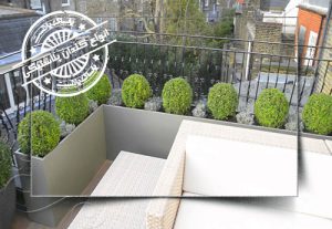 گلدان پلاستیکی دراز